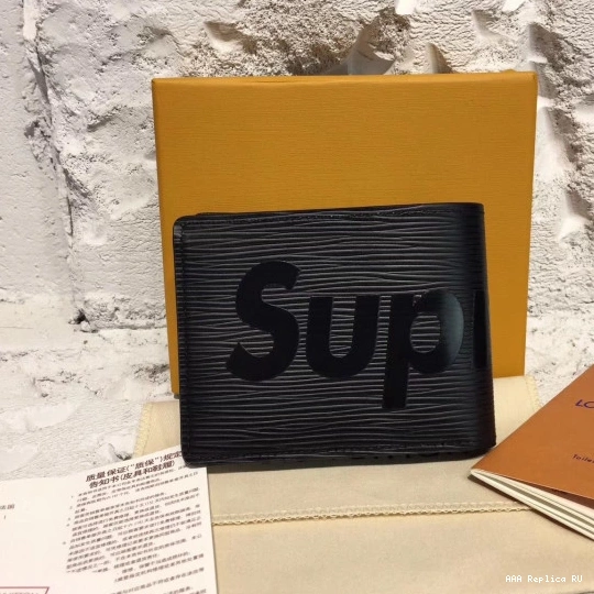 Aaa replica bags Vuitton pocket Louis wallet supreme 0726